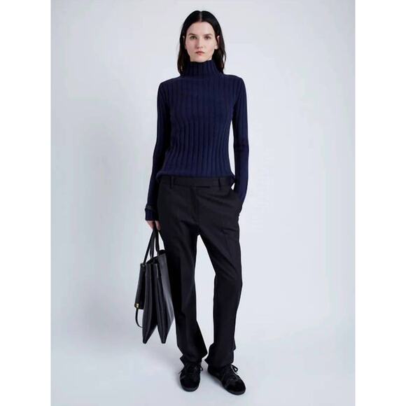 Proenza Schouler Haven Turtleneck Sweater in Navy L - Picture 4 of 6